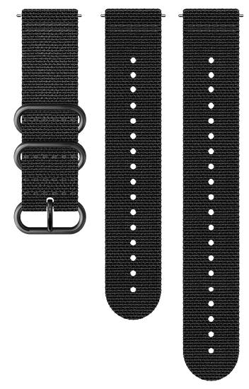 

Ремешок Suunto 2020-21 Explore 1 Silicone, 24Mm Black/Black (M+L), Черный