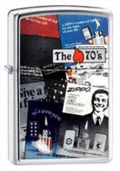 

Бензиновая зажигалка Zippo The 70's, Серебристый, The 70's