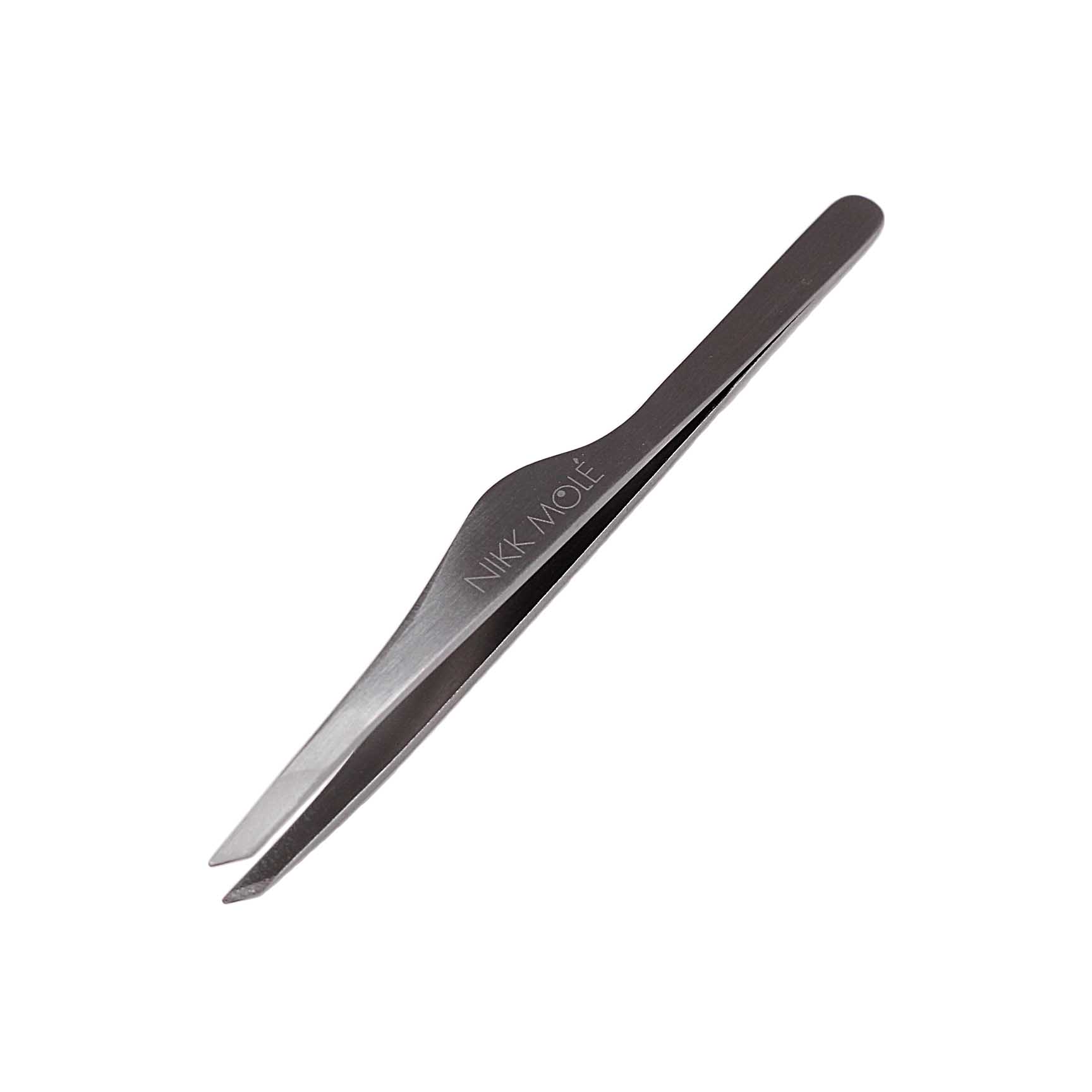 Пинцет для бровей Nikk Mole ручной заточки механический карандаш для бровей nikk mole шоколад