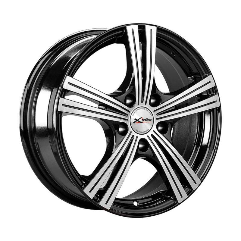фото Колесный диск x'trike x-112 6,5/r16 5*114,3 et35 d67,1 bk/fp [13105]