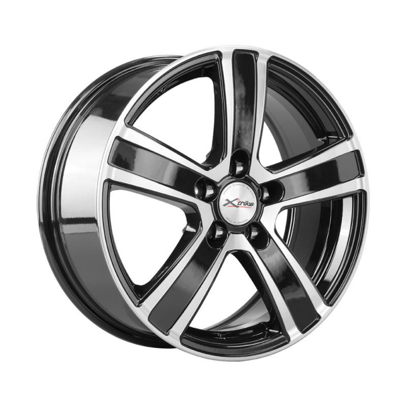 фото Колесный диск x'trike x-108 7,0/r16 5*114,3 et35 d67,1 bk/fp [10897]