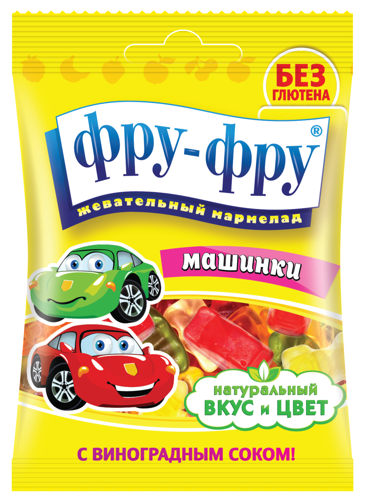 

Мармелад Сладкая Сказка Фру-Фру машинки 30 г
