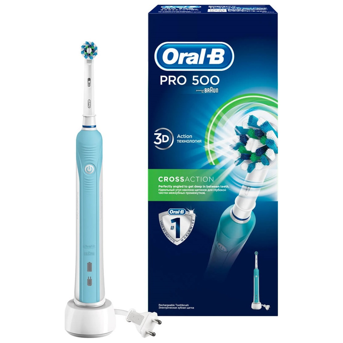 фото Зубная щетка электрическая braun oral-b professional care 500 crossaction d16.513u