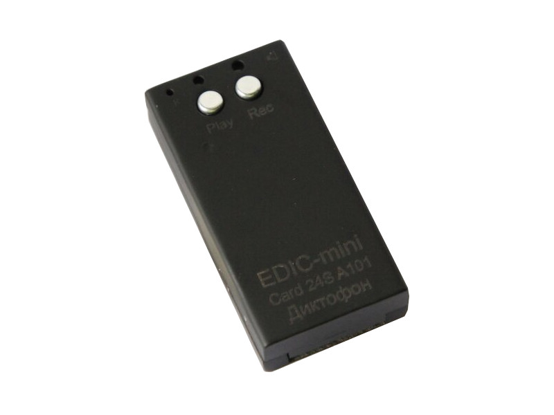 

Цифровой диктофон Edic-mini Card24S A101 Black, Card24S A101