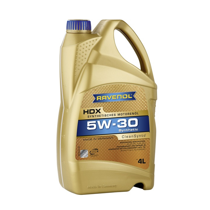 фото Моторное масло ravenol hdx 5w-30 4л