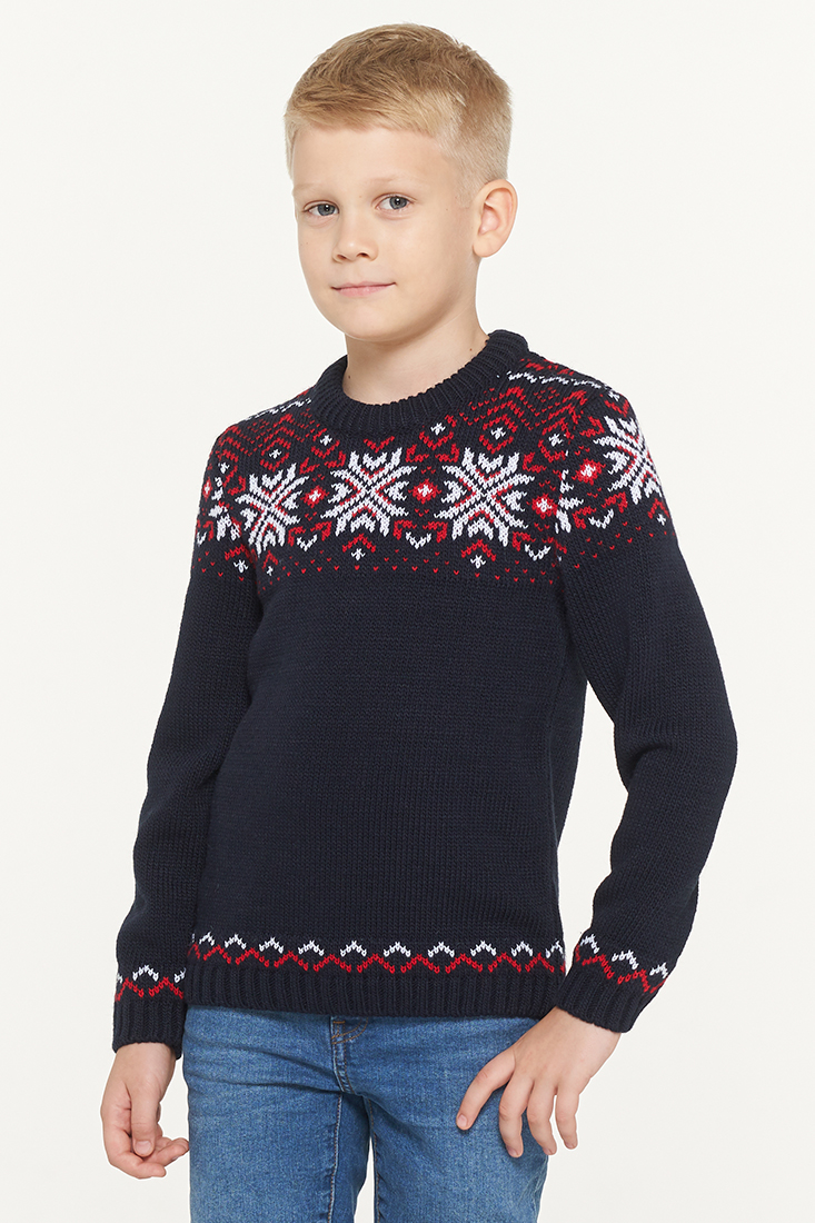 

Джемпер детский 192-10087 VAY цв.синий р.140, 192-10087_синий