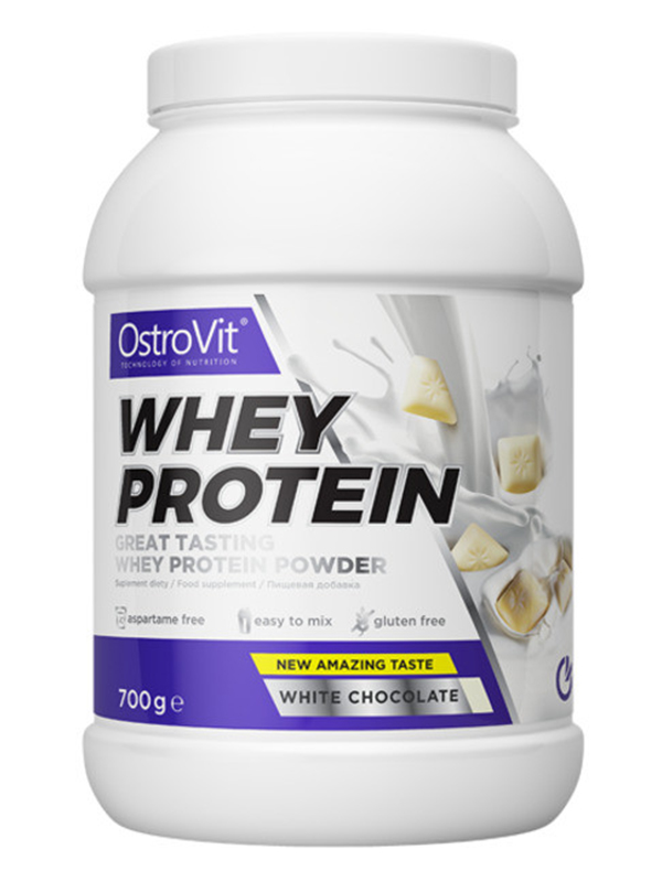 фото Протеин ostrovit whey protein, 700 г, белый шоколад