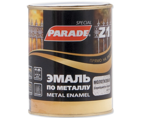 фото Эмаль по металлу parade z1 гладкая ral 9016 белый 2,5л