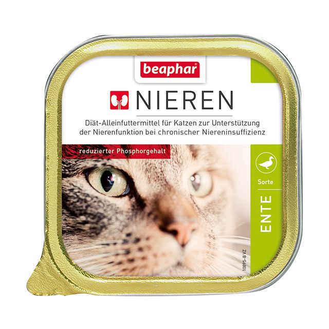 фото Влажный корм для кошек beaphar nieren ente, утка, 100г