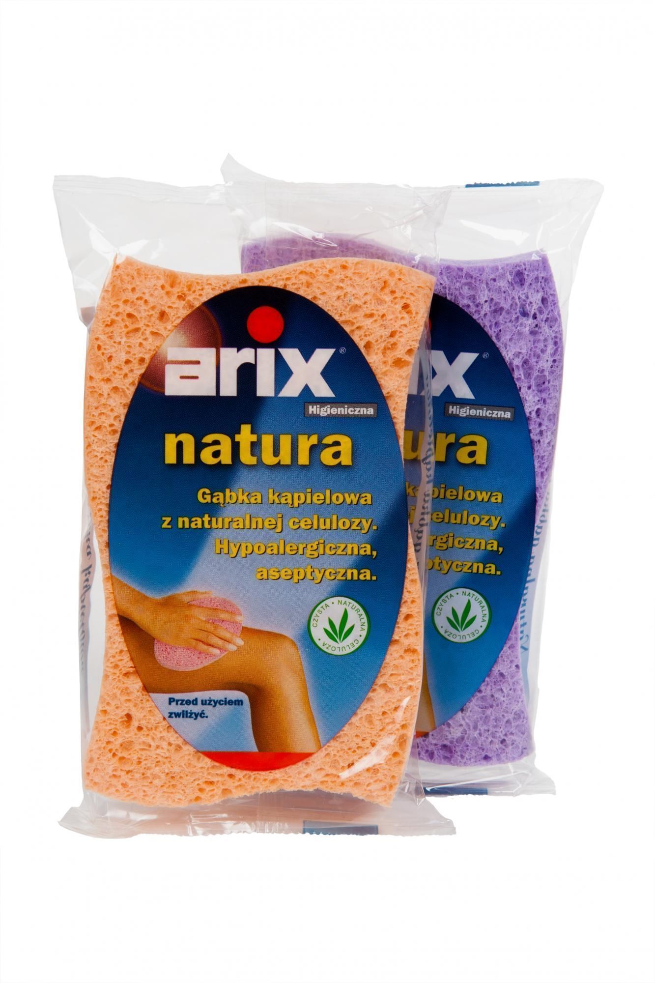 

Губка Arix для тела целлюлозная 13 см