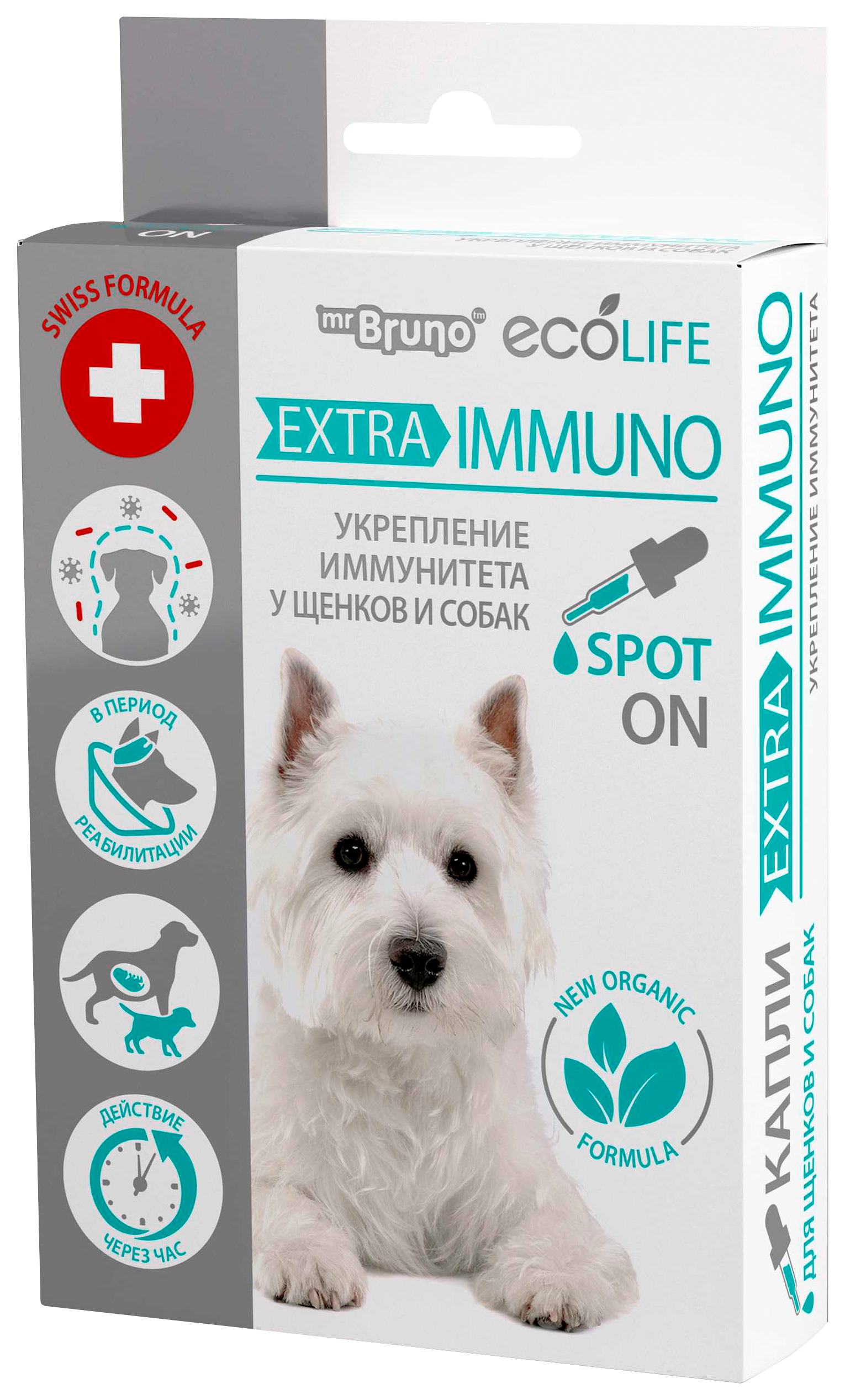 Капли для щенков и собак Mr. Bruno Ecolife 