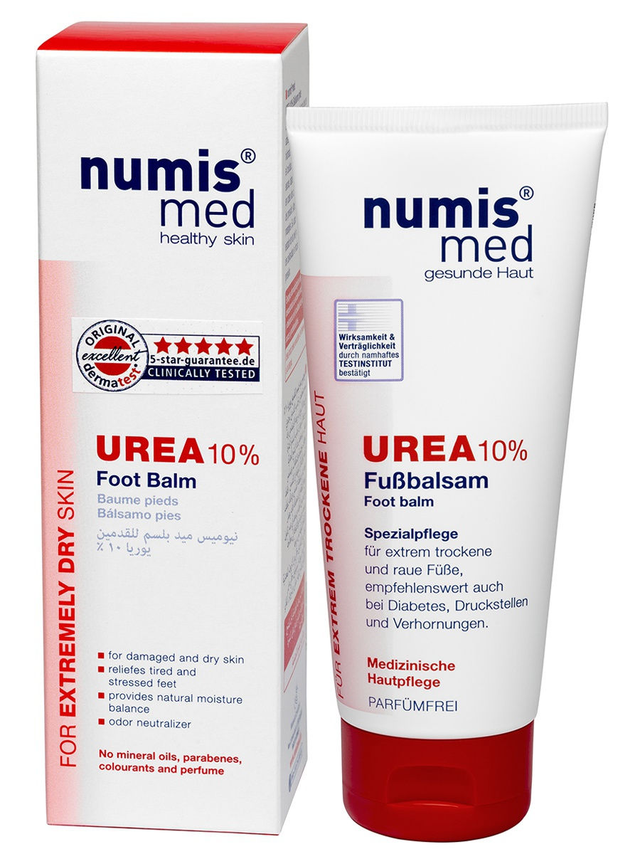 

Бальзам для ног Numis med с 10 % мочевиной, 100 мл, С 10 % мочевиной