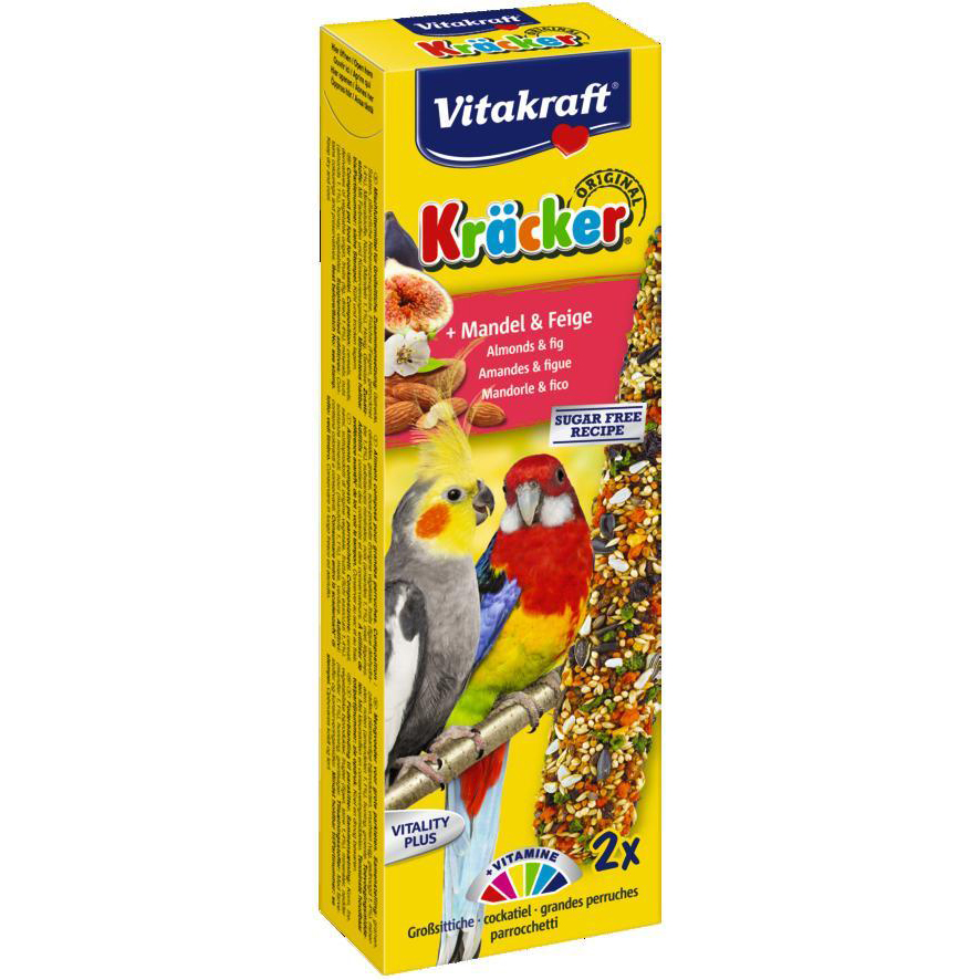 

Лакомство для австралийских попугаев Vitakraft Крекеры фруктовые 2 шт, 226 гр