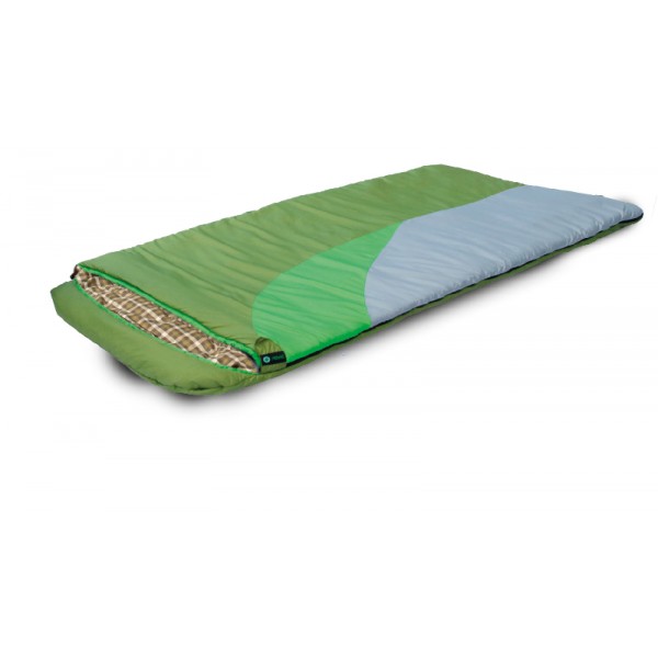 фото Спальный мешок prival берлога 2 зеленый, левый