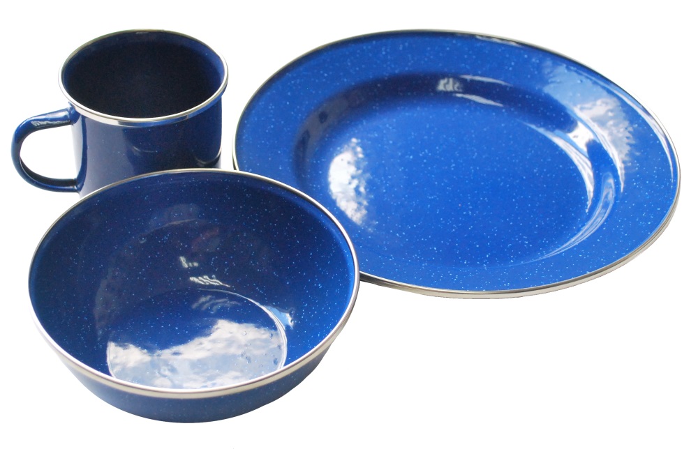 Походная посуда Tramp TRC-074 набор из 3 предметов, синий
