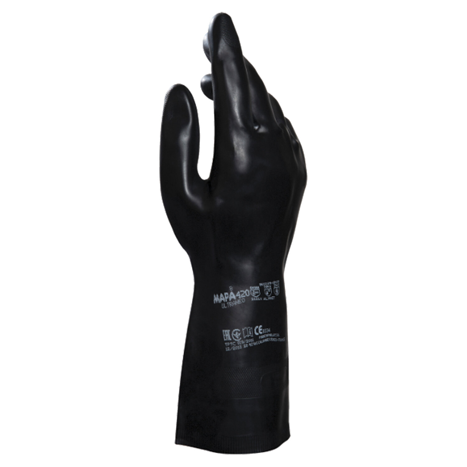 Перчатки латексно-неопреновые MAPA Technic/UltraNeo 420, размер 10 (XL), черный