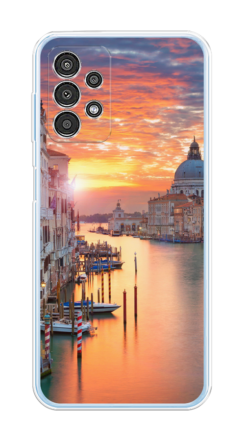 

Чехол на Samsung Galaxy A13 4G "Восход 11", Розовый;оранжевый, 2104850-2