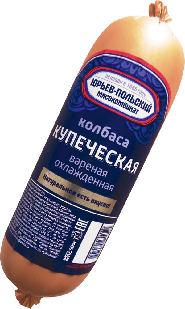

Колбаса купеческая вар 500г юп