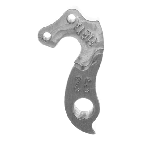 

Петух D32 фрезерованный для WILIER, Серебристый
