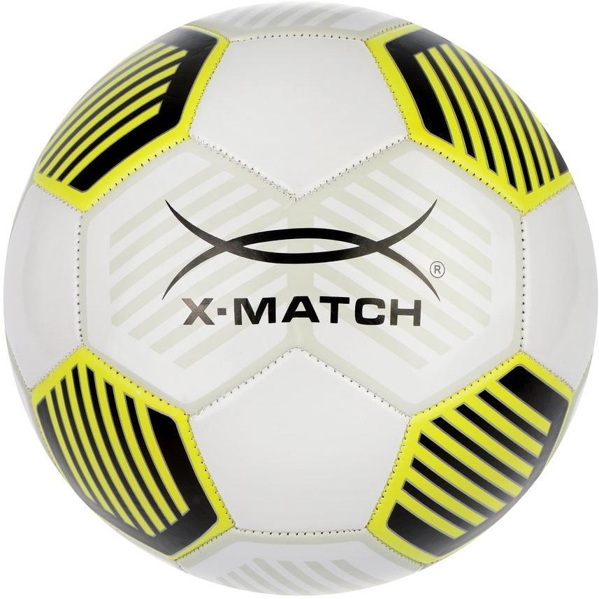 

Футбольный мяч X-Match 56480 №5 white/yellow, 56480