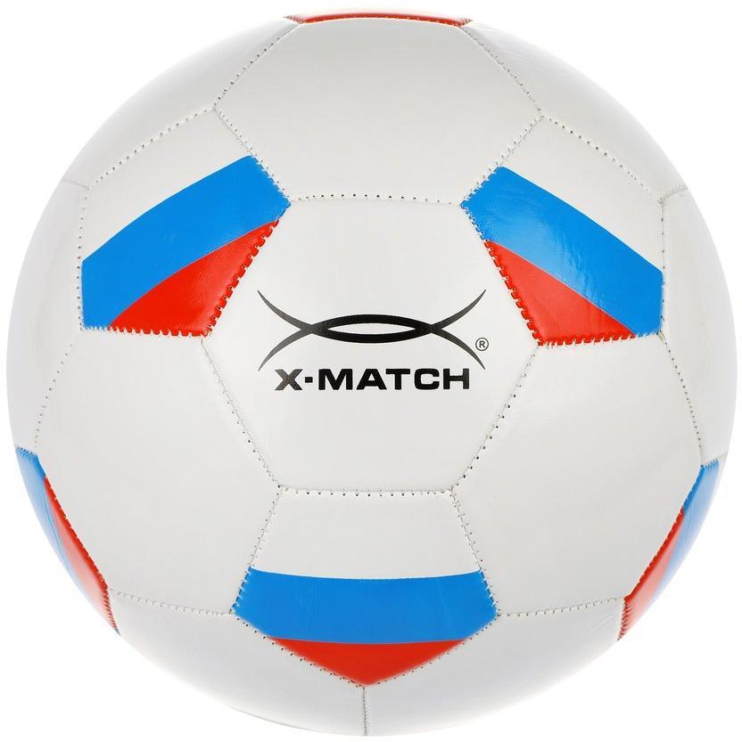 Футбольный мяч X-Match 56477 №5 white/blue