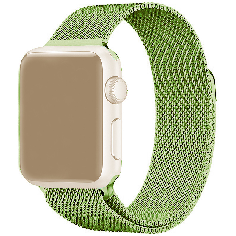 

Ремешок InnoZone для Apple Watch 1/2/3/4/5 metall 42/44 - Green (APWTME42-22)