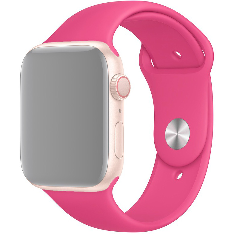 

Ремешок InnoZone для Apple Watch 1/2/3/4/5 silicone 42/44 mm - Pink (APWTSI42-47)