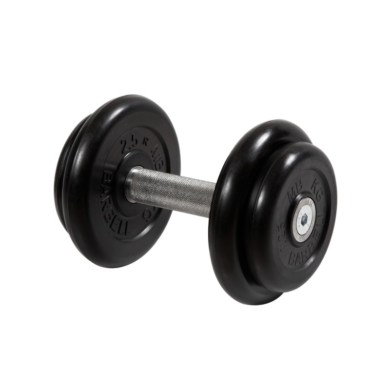 

Гантель обрезиненная MB Barbell Профи 8,5 кг, Профи