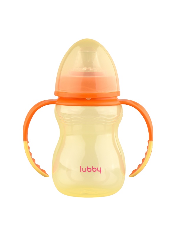 

Поильник-непроливайка Lubby с мягким носиком 250 мл