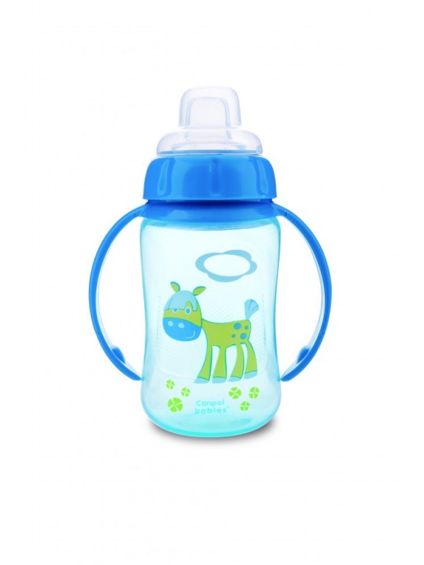 

Поильник Canpol Babies с силиконовым носиком и ручками 320 мл синий