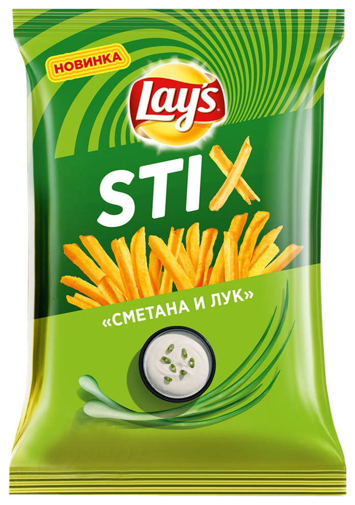 фото Чипсы lay`s stix сметана-лук 125г lay's