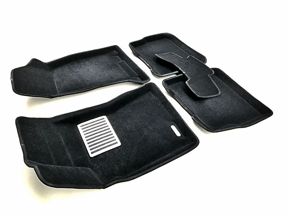 фото Коврики салона euromat текст. 3d euro-std volkswagen golf 4 /passat b5 черн.