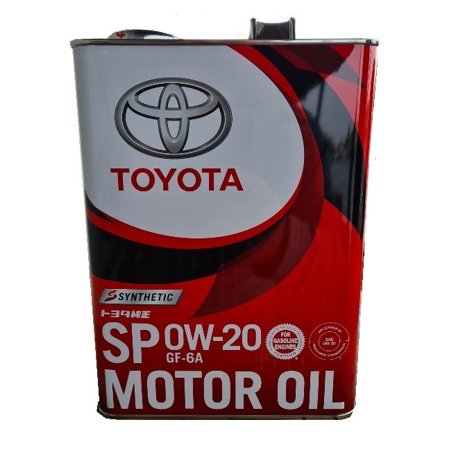 фото Моторное масло toyota motor oil sp/gf-6 plus 0w20 4 л