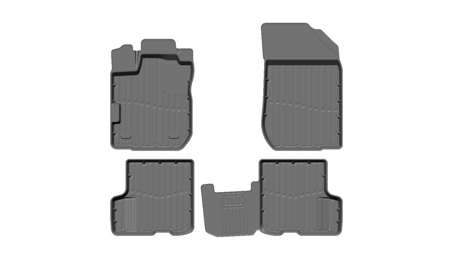 фото Коврики рез. в салон srtk 3d premium renault logan ii низкий борт pr.nb.rn.log.14g.02x35