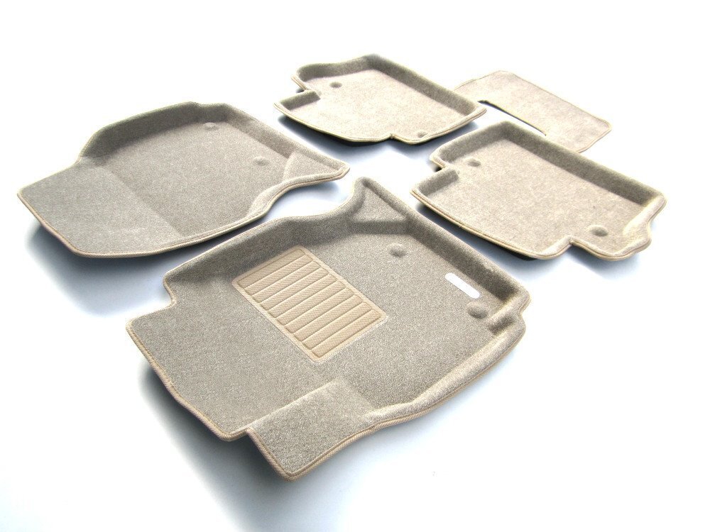 фото Коврики салона euromat текст. 3d euro-std volvo xc 70 2007-/s 80 2006- беж emc3d-005507t