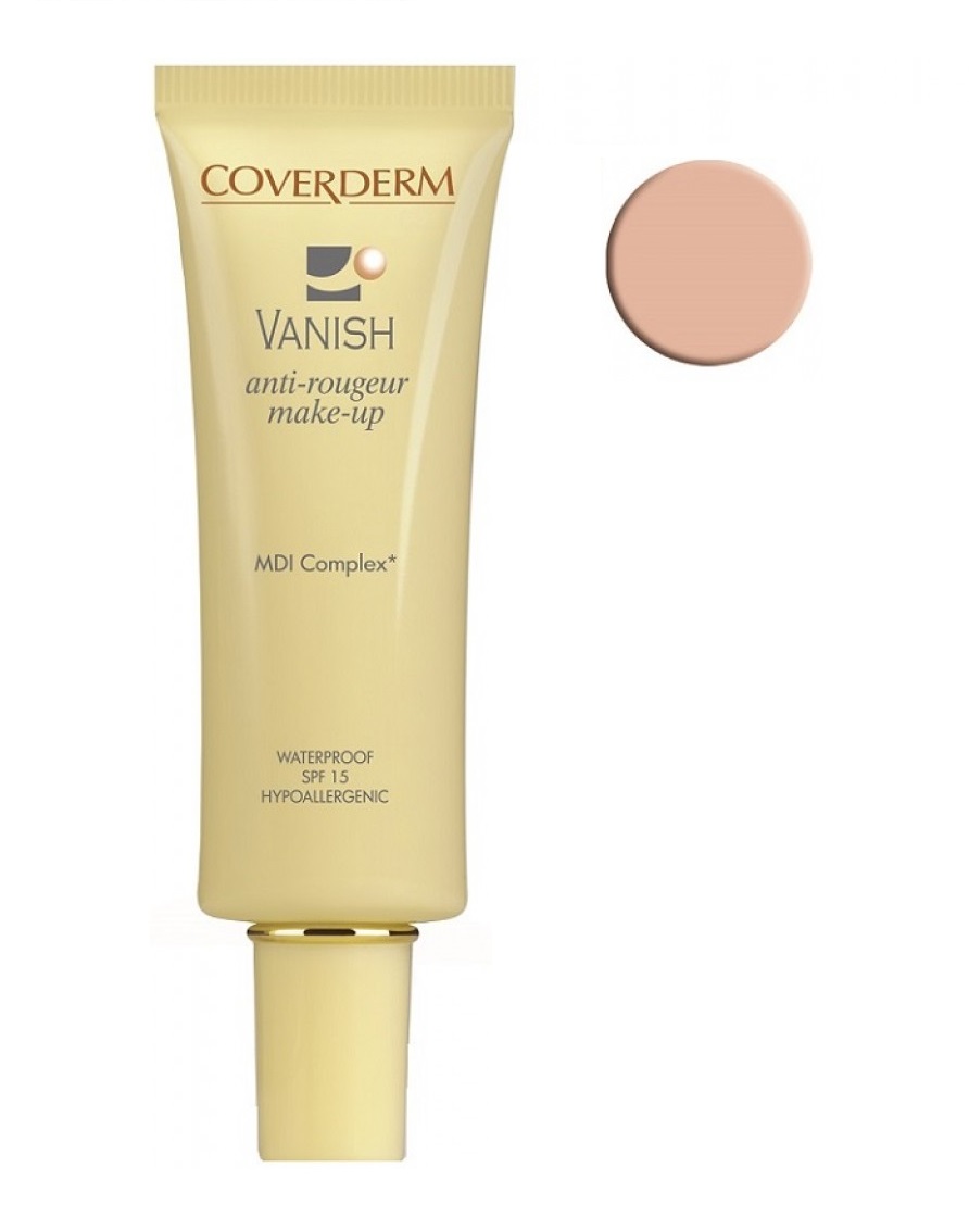 

Крем для лица тональный №1 Coverderm Vanish Anti-Rougeur Make-up