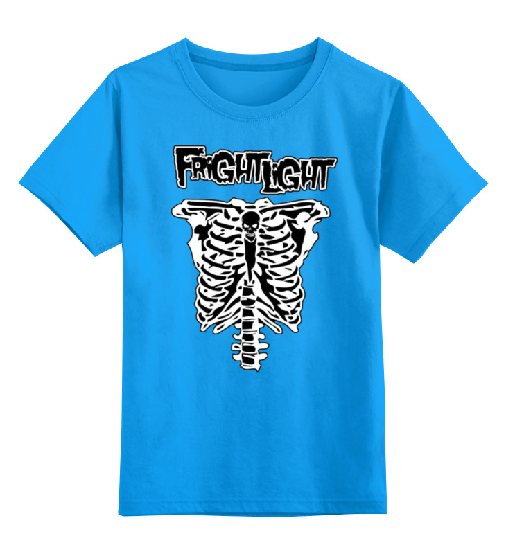 

Детская футболка Printio Fright light цв.голубой р.152, 0000000773884