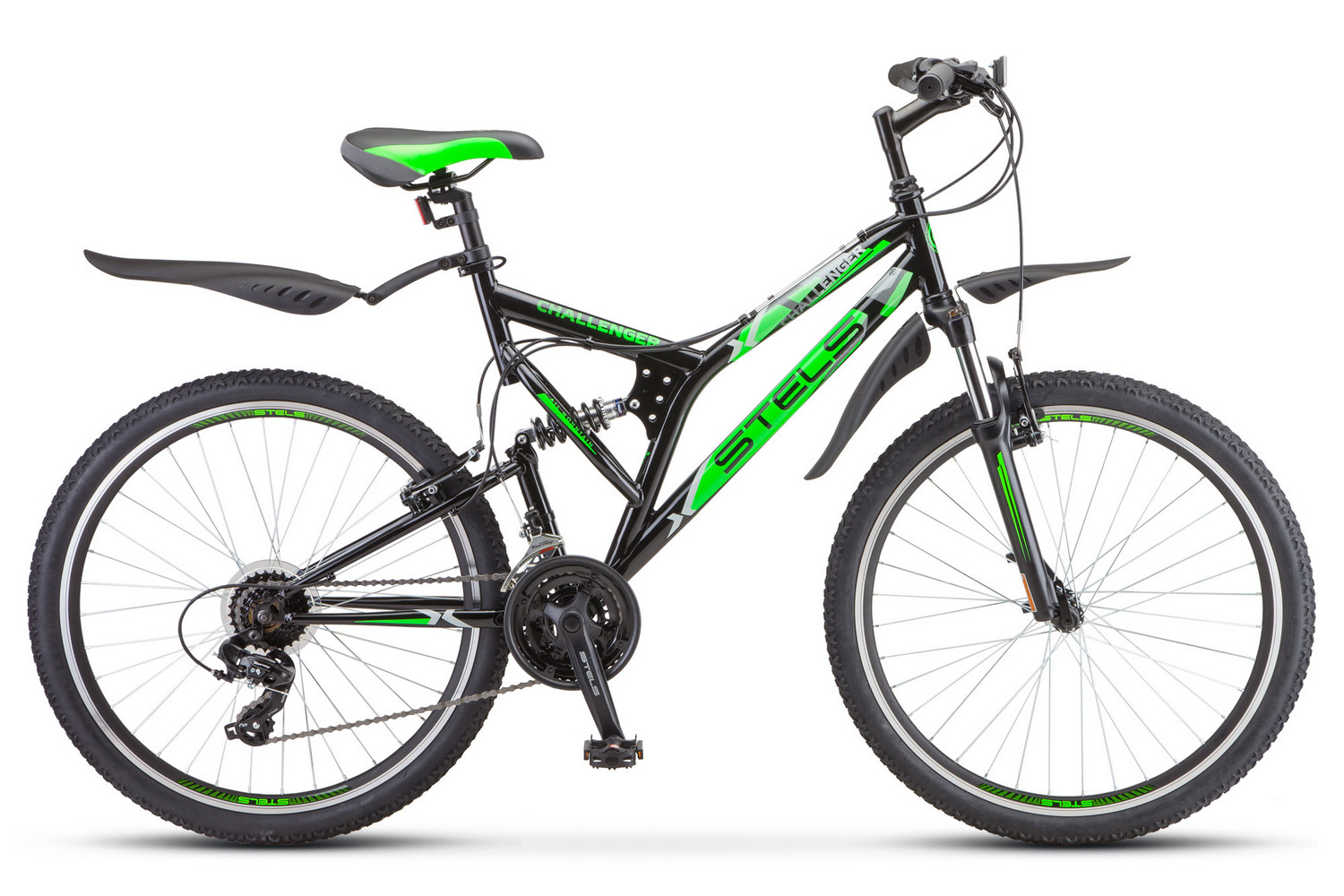 

Велосипед Stels Challenger V Z010 2020 20" green/black, Challenger V Z010