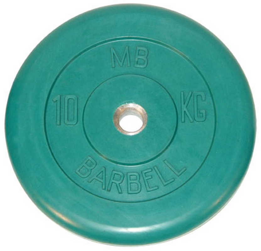 фото Диск для штанги mb barbell pltc 10 кг, 31 мм