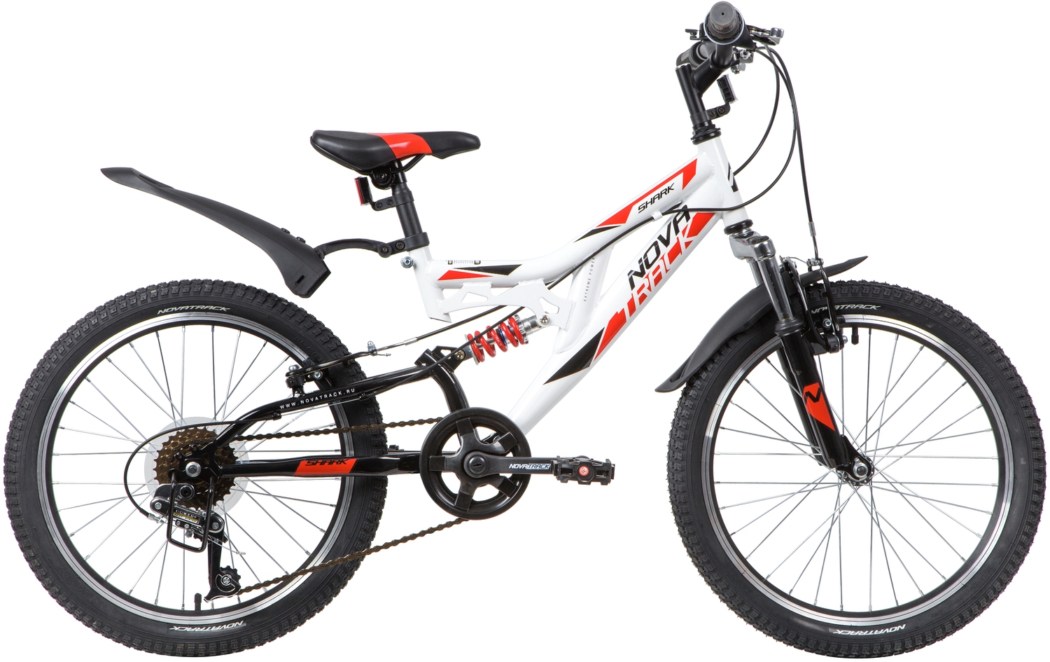 Велосипед Novatrack Shark 20 6-Speed 2020 One Size white