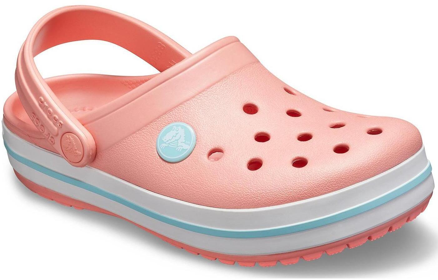 фото Сандалии crocs crocband clog k melon/ice blue, р. 30