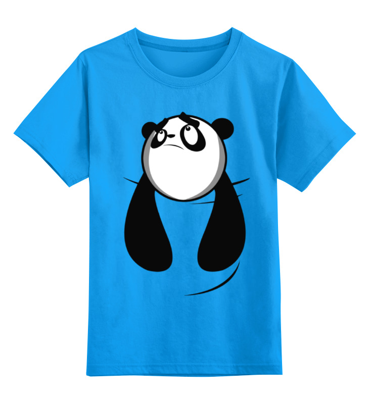 

Детская футболка Printio Панда panda цв.голубой р.152, 0000000767301