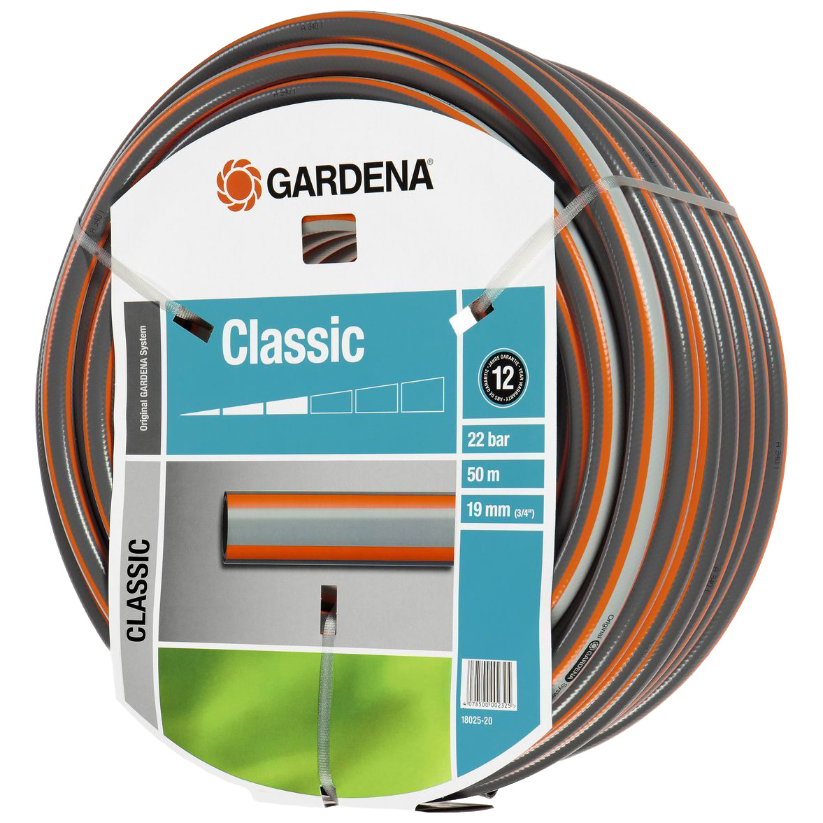 фото Шланг для полива gardena classic 3/4" 18025-20.000.00 50 м