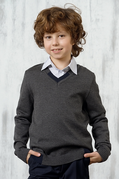 

Джемпер для мальчиков 7012 VAY цв.серый р.140, 7012_серый