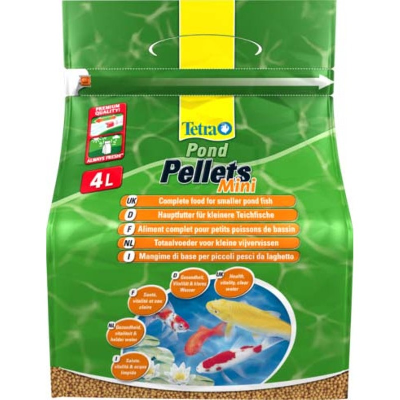 фото Tetra floating pellets s корм для прудовых рыб в шариках 4 л