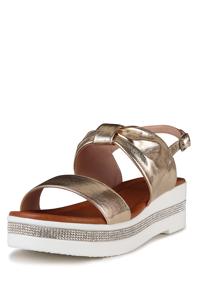 

Босоножки женские T.Taccardi 7992 золотистые 37 RU, Золотистый, 7992