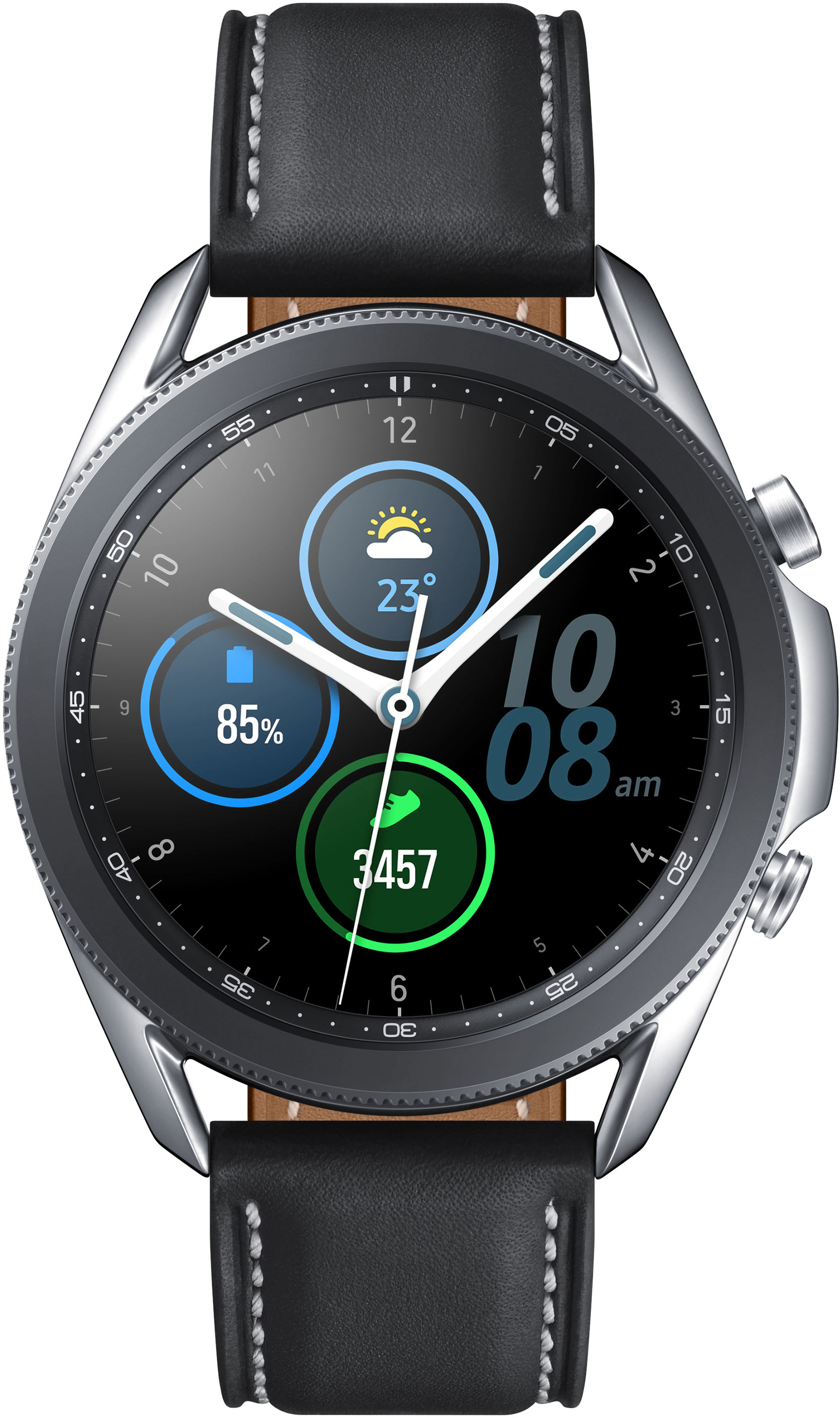 фото Смарт-часы samsung galaxy watch 3 silver/black (sm-r840nzsacis)