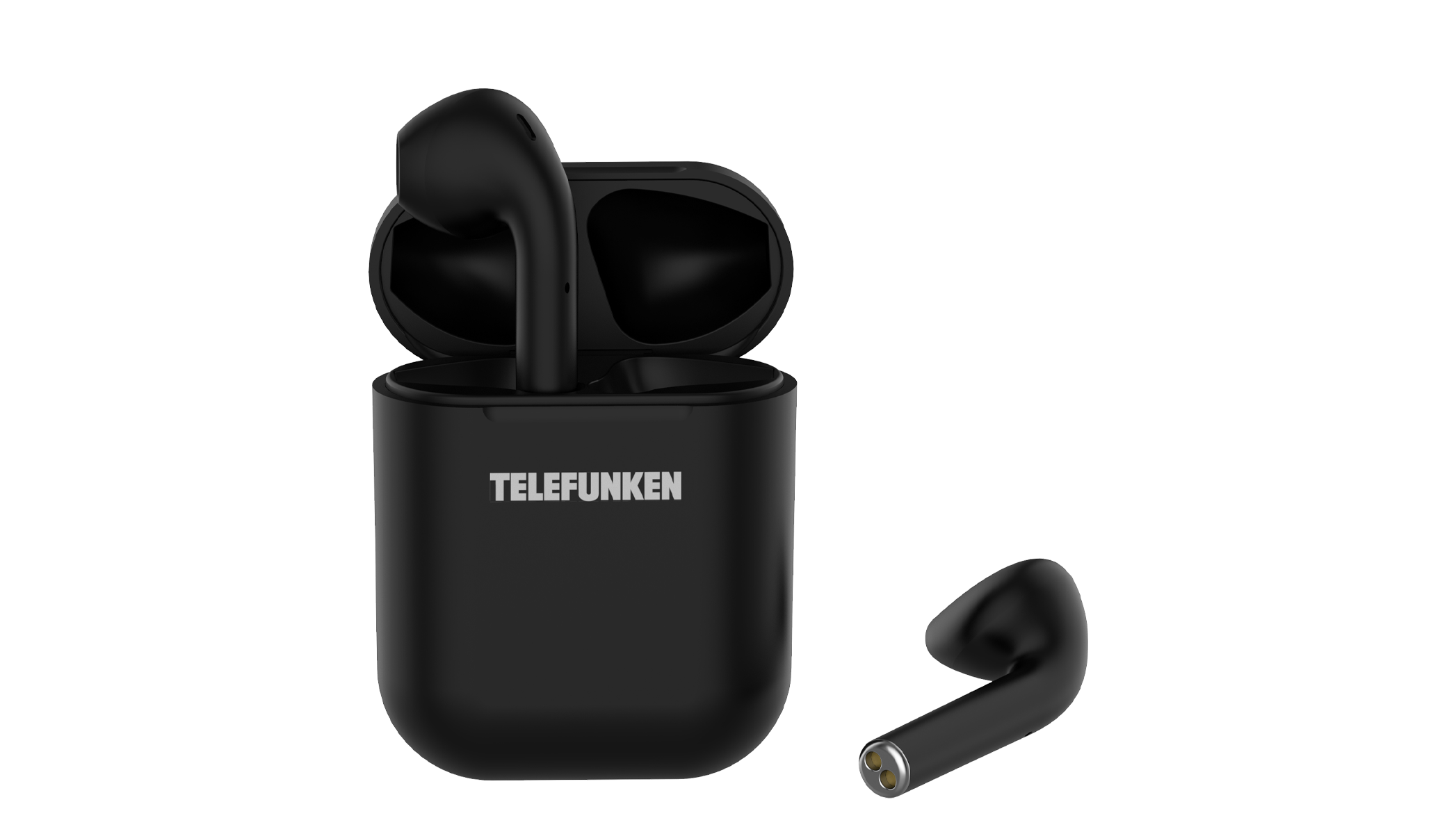 

Беспроводные наушники Telefunken TF-1001B Black, TF-1001B