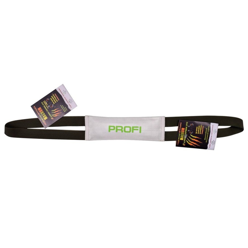 

Magnum Profi № 1 игрушка для собак тягалка с двумя ручками и пищалкой, 20 см, № 1 Profi тягалка с двумя ручками и пищалкой