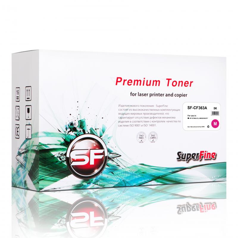

Картридж для лазерного принтера SuperFine SF-CF363A, Purple, Пурпурный, SF-CF363A